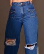 Calça Jeans Destroyed - Imagem 2
