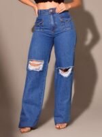 Calça Jeans Destroyed