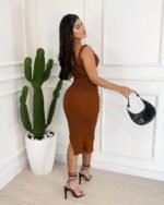 Vestido Tricot Modal Midi - Imagem 2