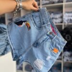 Short Jeans Bordado Tucano