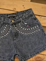 Short Jeans Black Com Aplicação No Bolso - Imagem 4