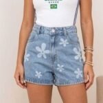 Short Jeans Froral