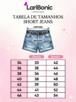 Short Jeans Bordado Bandeira Do Brasil - Imagem 3