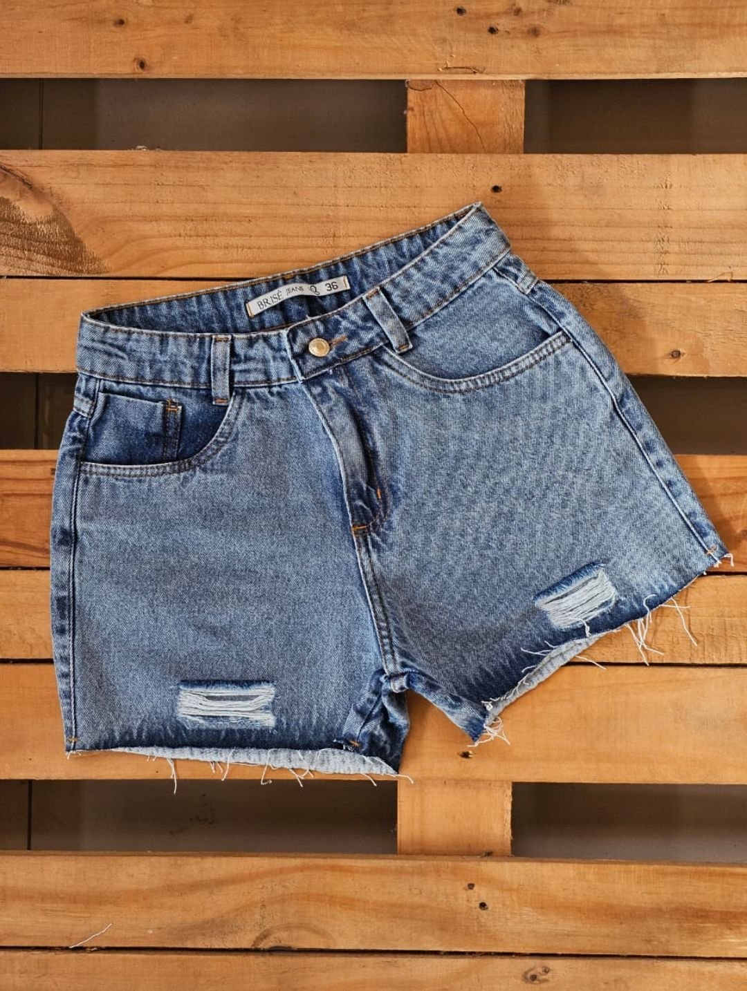 2026/03/1000280925-1.jpg Short Jeans Destroyed - Imagem 1