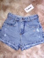 Short Jeans Cinto de Corrente