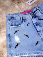 Short Jeans Bordado Mini-Tucano - Imagem 6