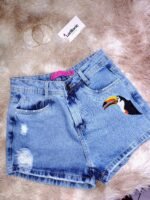 Short Jeans Bordado Tucano - Imagem 7