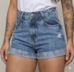 Short Jeans Barra Virada